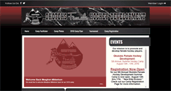 Desktop Screenshot of okotoksfemalehockey.com